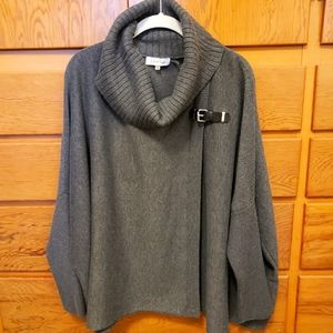 Calvin Klein Cape Sweater.  Excellent condition. Super for office or casual.